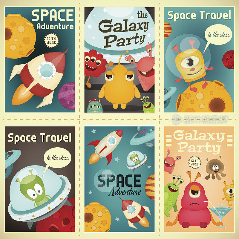 Space Posters Set